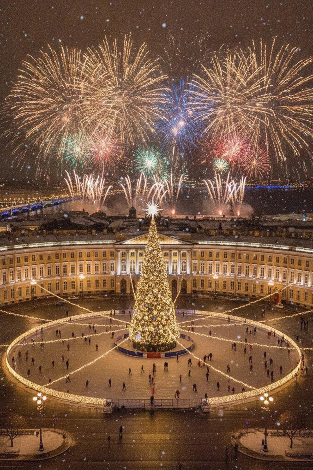 New Year and Christmas in Saint Petersburg