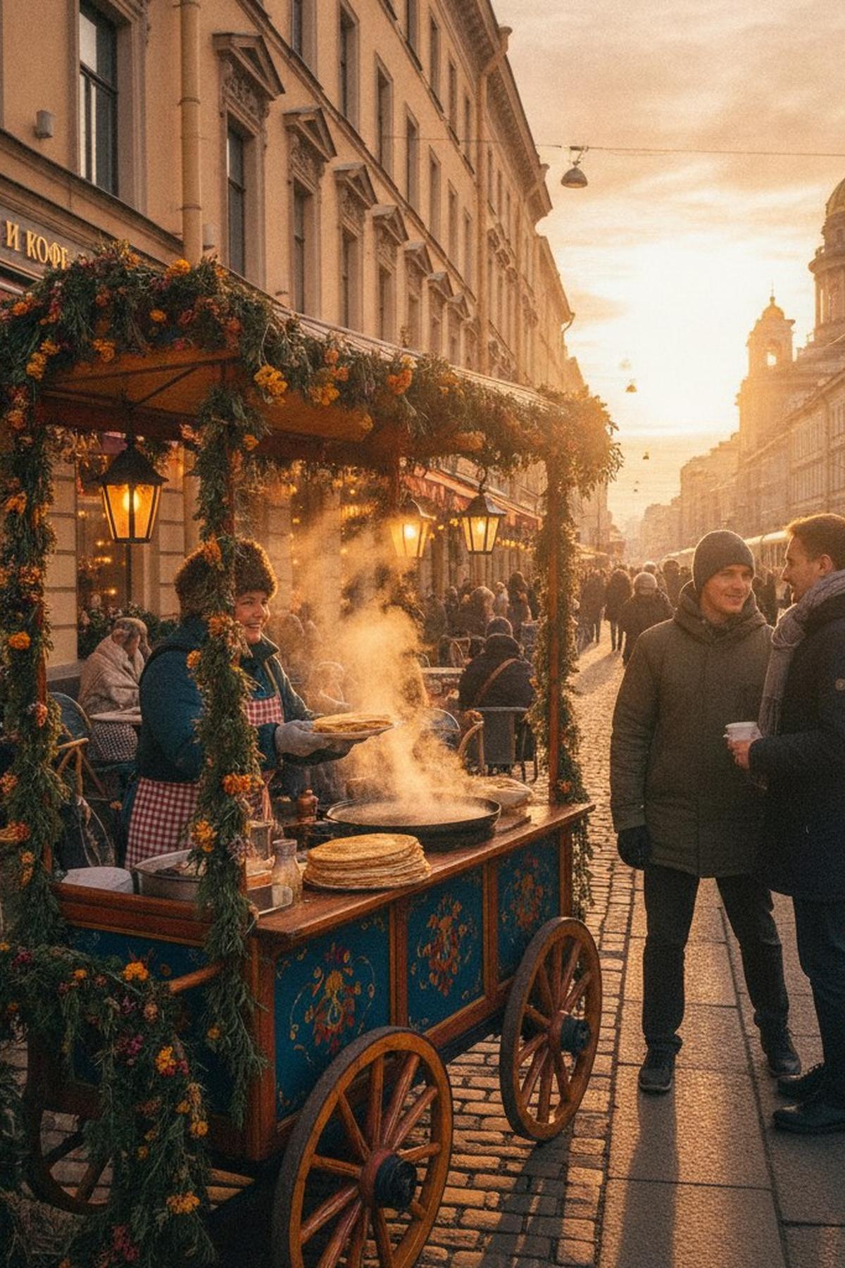 Street Food and Cafes in Saint Petersburg