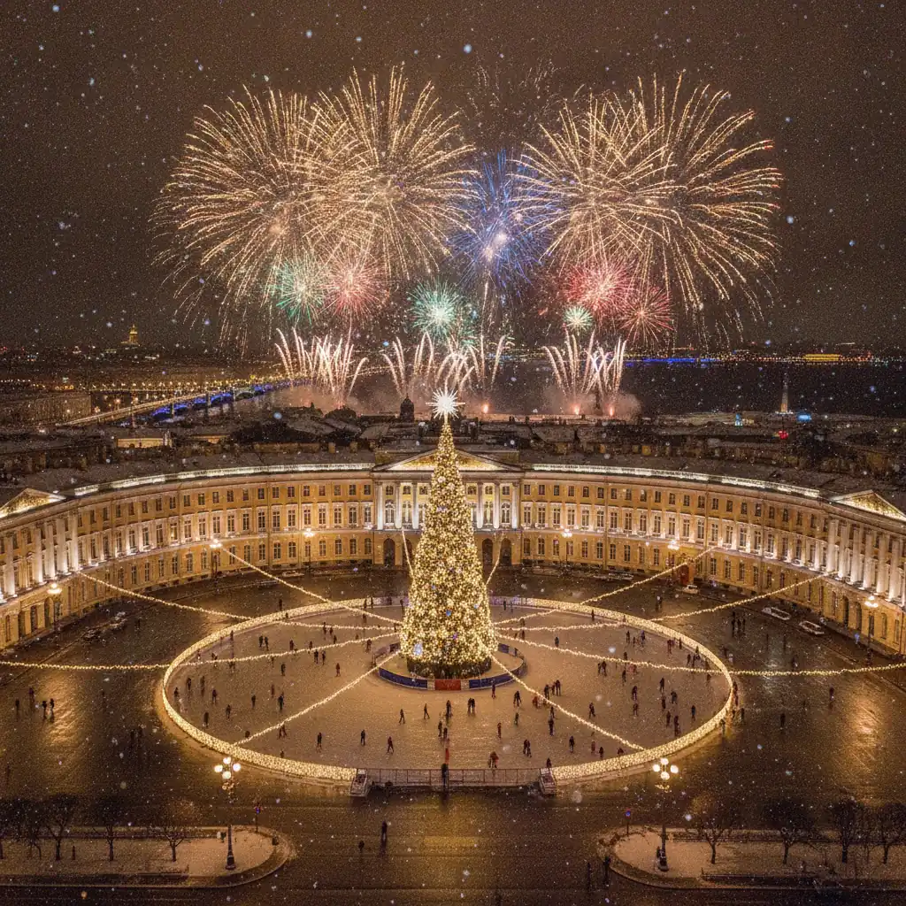New Year and Christmas in Saint Petersburg